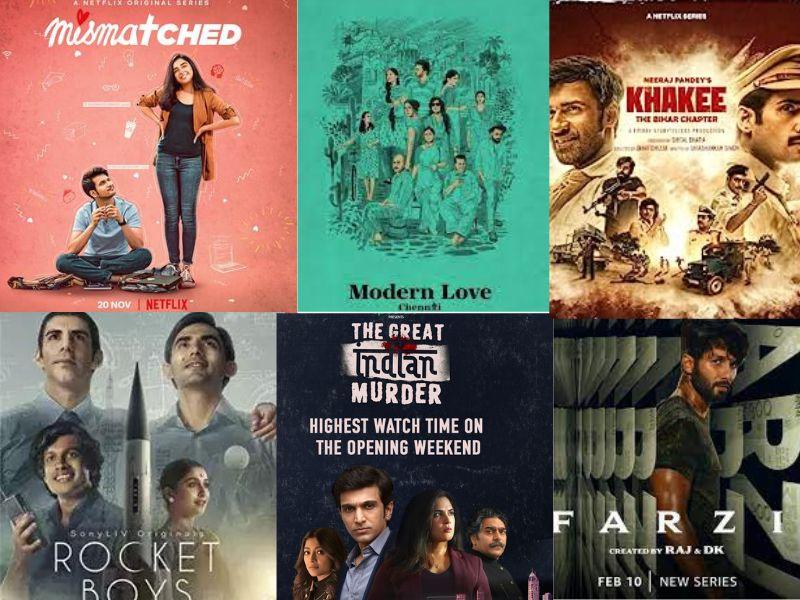 Web series on OTT Platforms: Mismatched, Modern Love, Khakee, Rocket Boys, The Great Indian Murder, Farzi