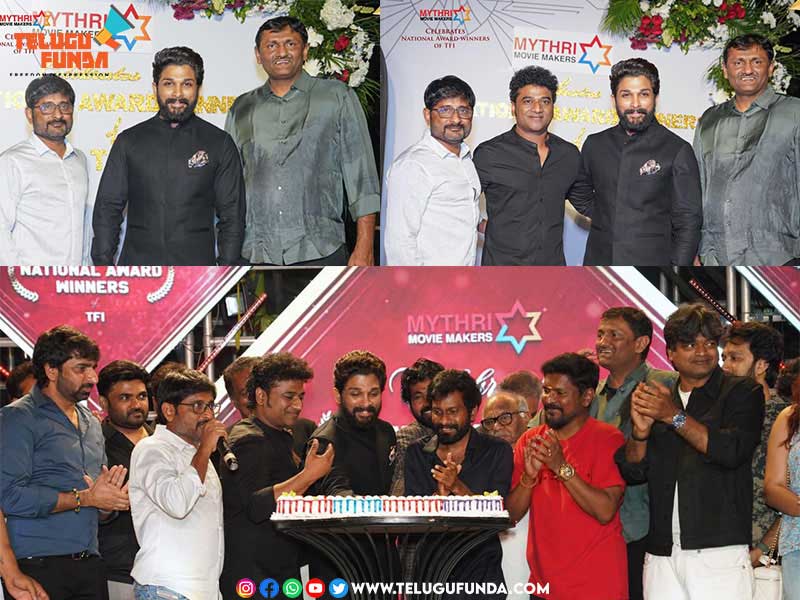 Mythri Movie Makers celebrates National Award winners of TFI