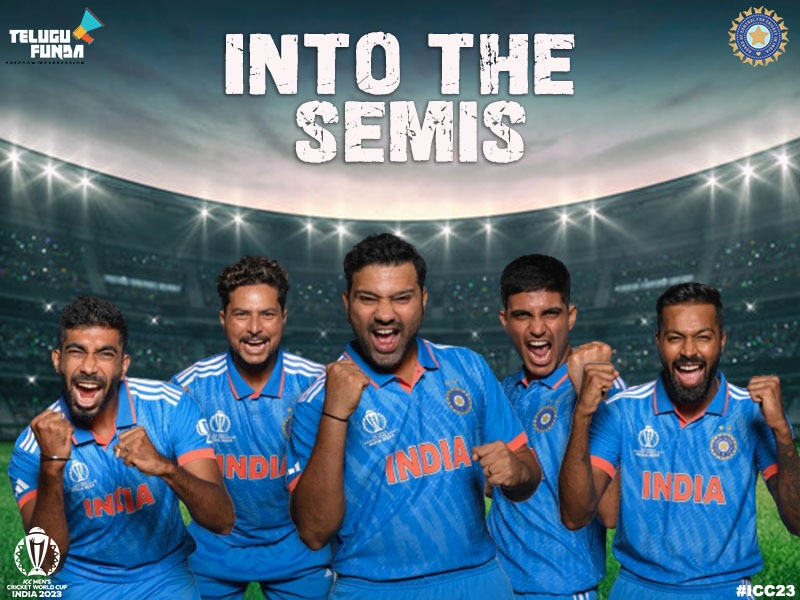 INTO THE SEMIS TEAM INDIA