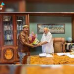 Actor Naresh Meets Ramoji Rao