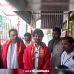 Nani at Tirumala Ahead of Hi Nanna's Release