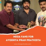 Mega Fans Spiritual Tribute to Ram Charan for Ayodhya Ram Mandhir Pran Pratishta