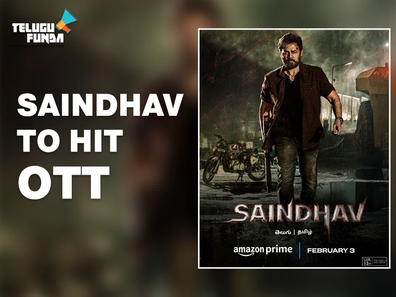 Saindhav on OTT Streaming Amazon Prime Video