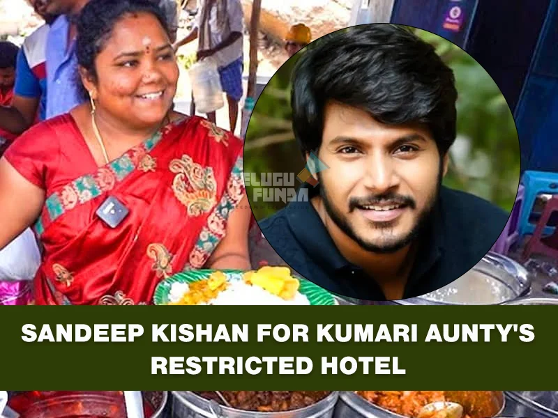 Sandeep Kishan Stands Up for Empowrment of Kumari food bussiness