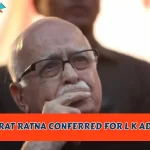 L K Adwani conferred with bharat ratna