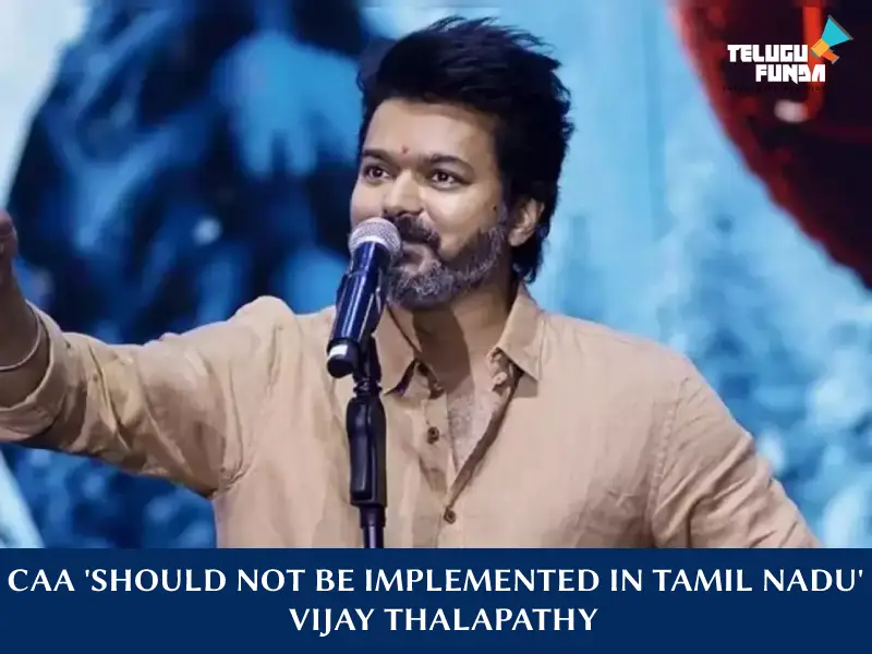 Actor Vijay Thalapathy Voices Opposition_ CAA