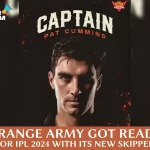 Orange Army Unveils New Skipper: Pat Cummins Takes Charge for IPL 2024