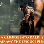 Prabhas as 'BHAIRAVA' in Kalki 2898 AD