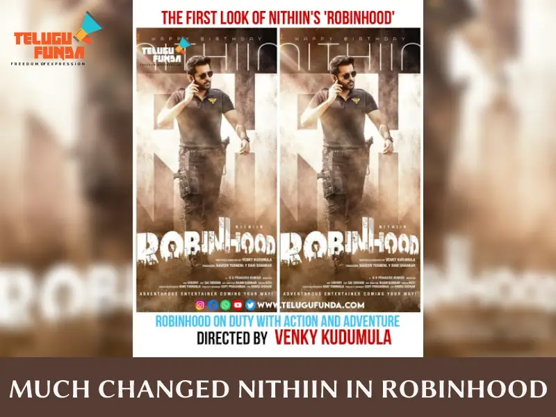 WOW First Look OF Nithiin In Robinhood Firstlook