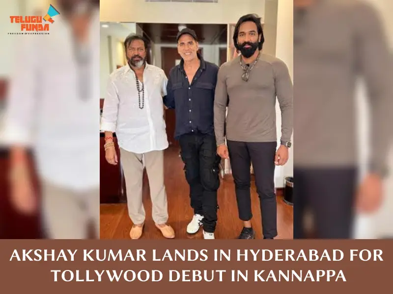 Akshay Kumar In Hyderabad For Kannappa