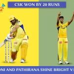 CSK Clinch Thrilling Victory Against MI