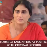 YS Sharmila No Place for Murderers in Parliament