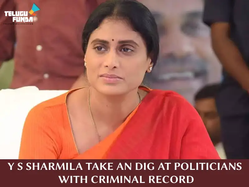 YS Sharmila No Place for Murderers in Parliament