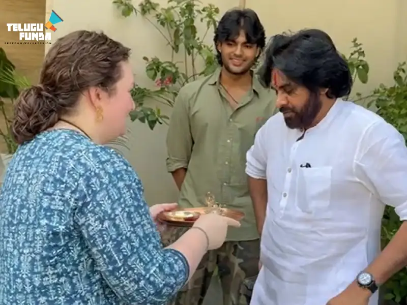 First Video Out_ Pawan Kalyan with his wife Anna, son Akira Nandan