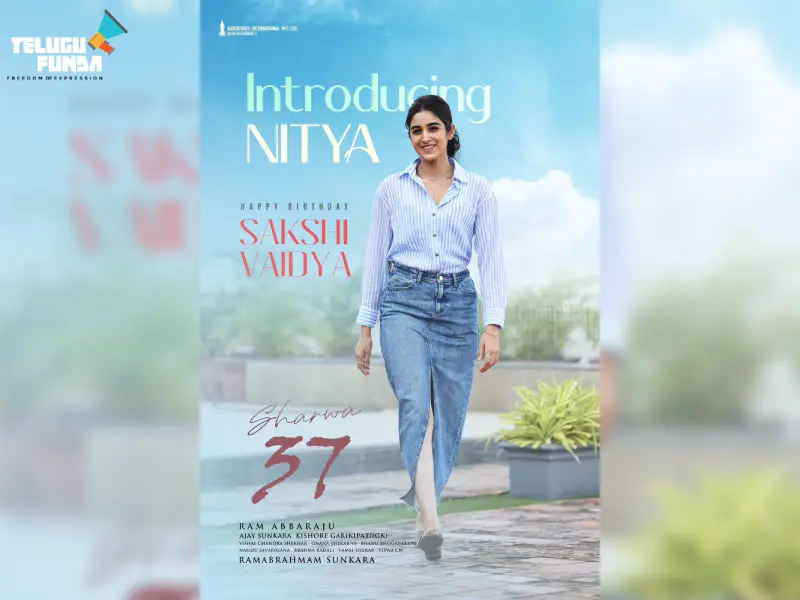 Sakshi Vaidya is Nitya in Sharwanand's 37th film