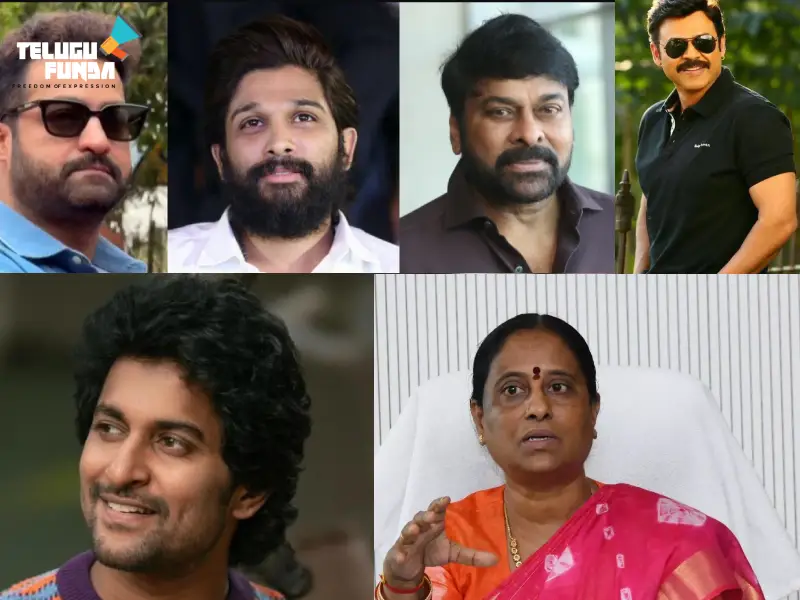 Chiranjeevi, Allu Arjun, Jr NTR, Venkatesh, Nani condemn Konda Surekha