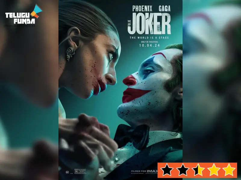 Joker: Folie à Deux (2024): Mildly Tense Joker Jazzed Up With Lady Gaga as Harleen Quinzel.