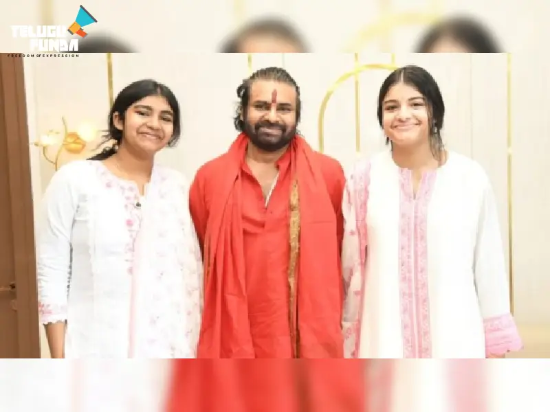 Pawan Kalyan's pics with his two daughters go viral